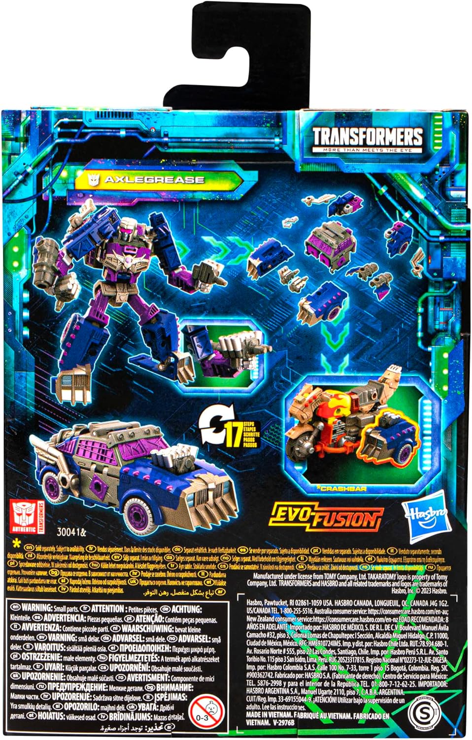 Figura de ação Transformers Legacy Evolution Deluxe Axlegrease de 5,5 polegadas