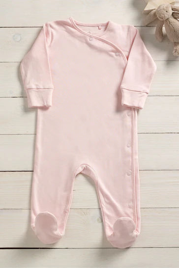 |BabyGirl| Macacão Rosa Personalizado Para Bebê Bordado (0 - 12 meses)