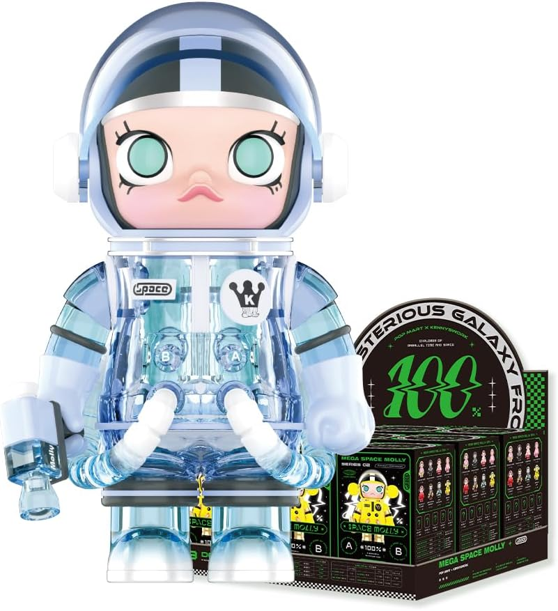 POP MART MEGA SPACE MOLLY 100% Série 2 Figuras Personagens Colecionáve