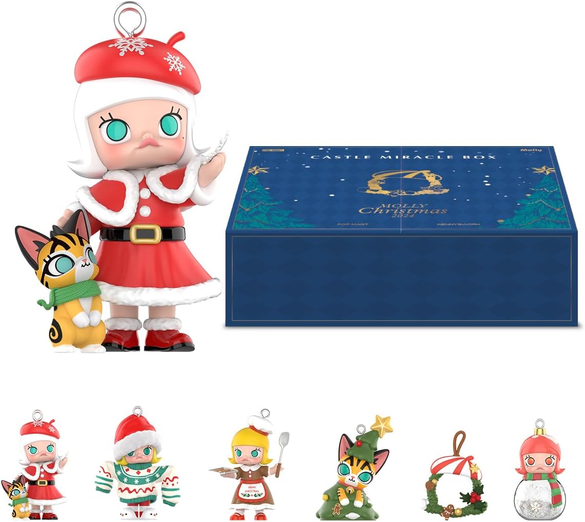 POP MART MOLLY Castle Miracle Box Series Figuras 1PC Design Premium Pr