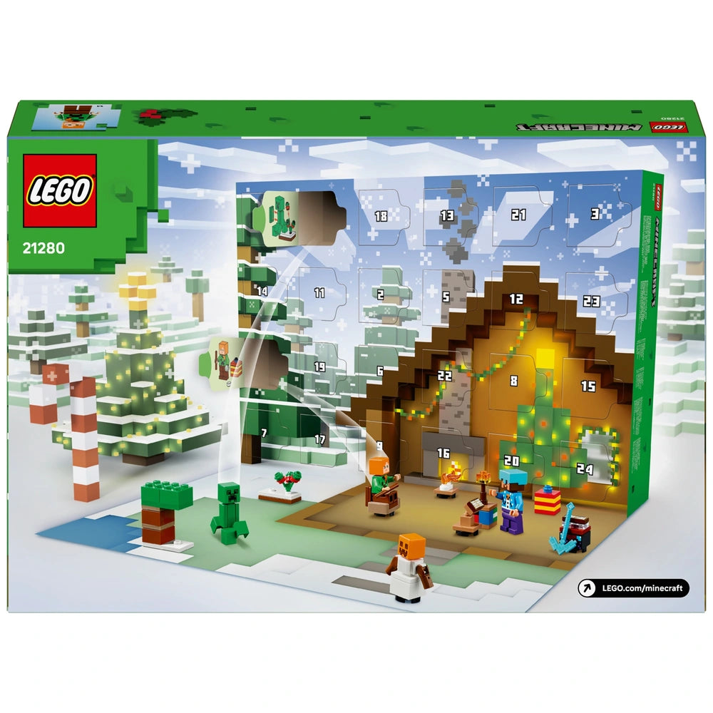 LEGO Conjunto Minecraft 21280 Calendário do Advento 2025