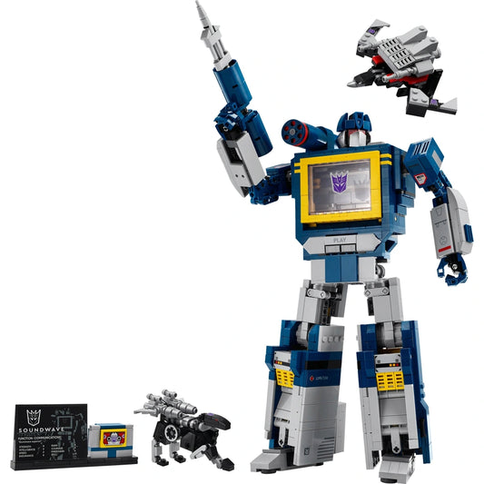 LEGO Icons 10358 Transformers: Conjunto Soundwave para Adultos