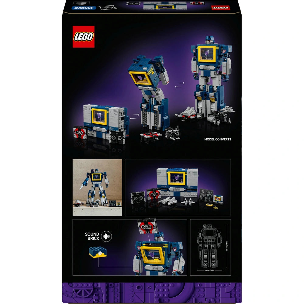LEGO Icons 10358 Transformers: Conjunto Soundwave para Adultos