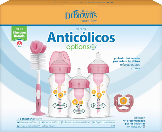 Dr. Brown's Options+ Conjunto de oferta Pnk