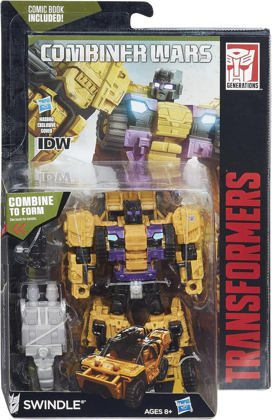 Figura de ação Transformers Generations Deluxe Swindle