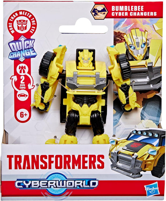 Transformers CYBERWORLD Cyber Changers Bumblebee Figura de Acção