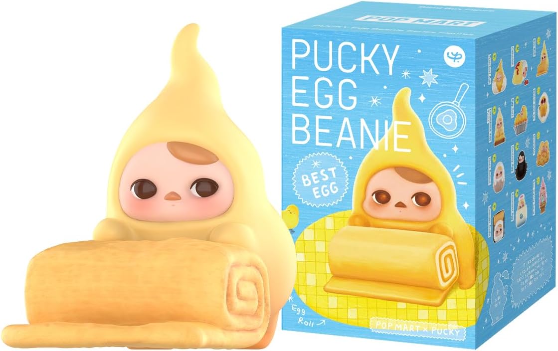 POP MART PUCKY Poko's Adventure Series Figuras 1 Caixa Design Premium Presentes para Mulheres Fãs-Favorito Colecionável Chic Art Toy Figura de Ação