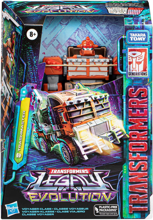 Transformers Legacy Evolution Voyager Class Trashmaster Figura de Acção de 18 cm para Meninos e Meninas a partir dos 8 Anos