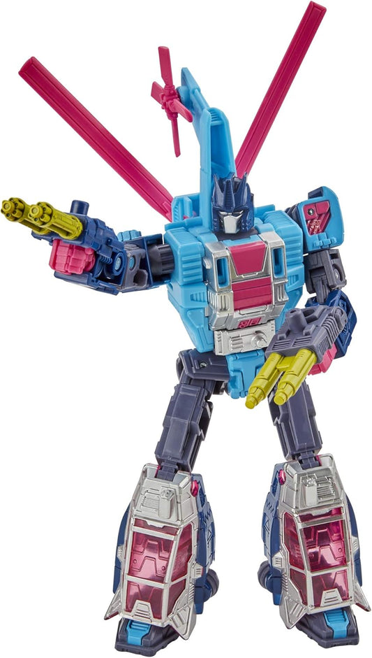 Transformers Generations Selects WFC-GS19 Rotorstorm, Figura de Colecionador Classe Deluxe de War for Cybertron, 14 cm