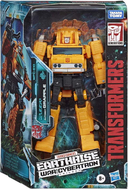 Transformers Generations War for Cybertron: Earthrise Voyager WFC-E10 Autobot Grapple - Figura de Acção - Para Crianças a partir dos 8 Anos, 17,5 cm
