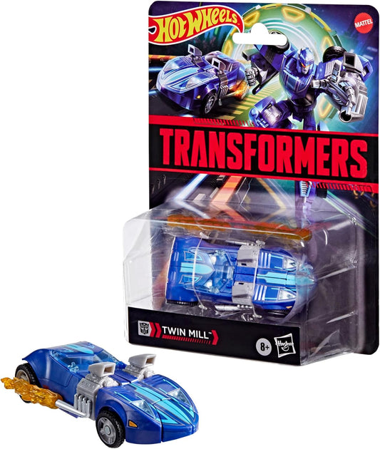 Figura de ação transformável Hot Wheels® x Twin Millä da colaboração Transformers