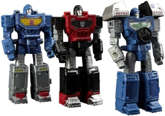 Transformers Generations War for Cybertron: Siege Deluxe Refraktor 3-Pack (Cores do Brinquedo G1)