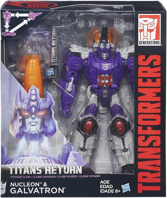 Transformers Generations Titans Nucleon e Galvatron