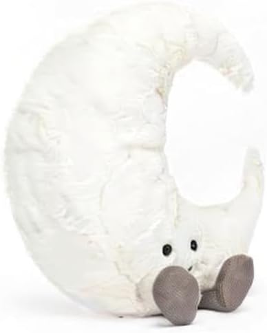 Jellycat Amuseable Moon - C: 7cm x L: 20cm x A: 26cm - Brinquedo de pelúcia para animais de estimação