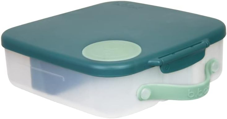 b.box Lancheira | Caixa Bento Grande com 4 Compartimentos (2 à Prova de Vazamentos), Divisória Removível, Bolsa Térmica de Gelo | Ideal para a Escola | a partir de 3 anos | Capacidade de 2L