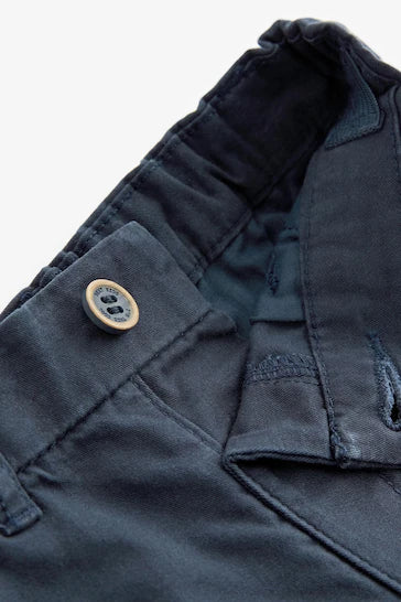 |Boy| Shorts Chinos -Marinha (3 meses - 7 anos)