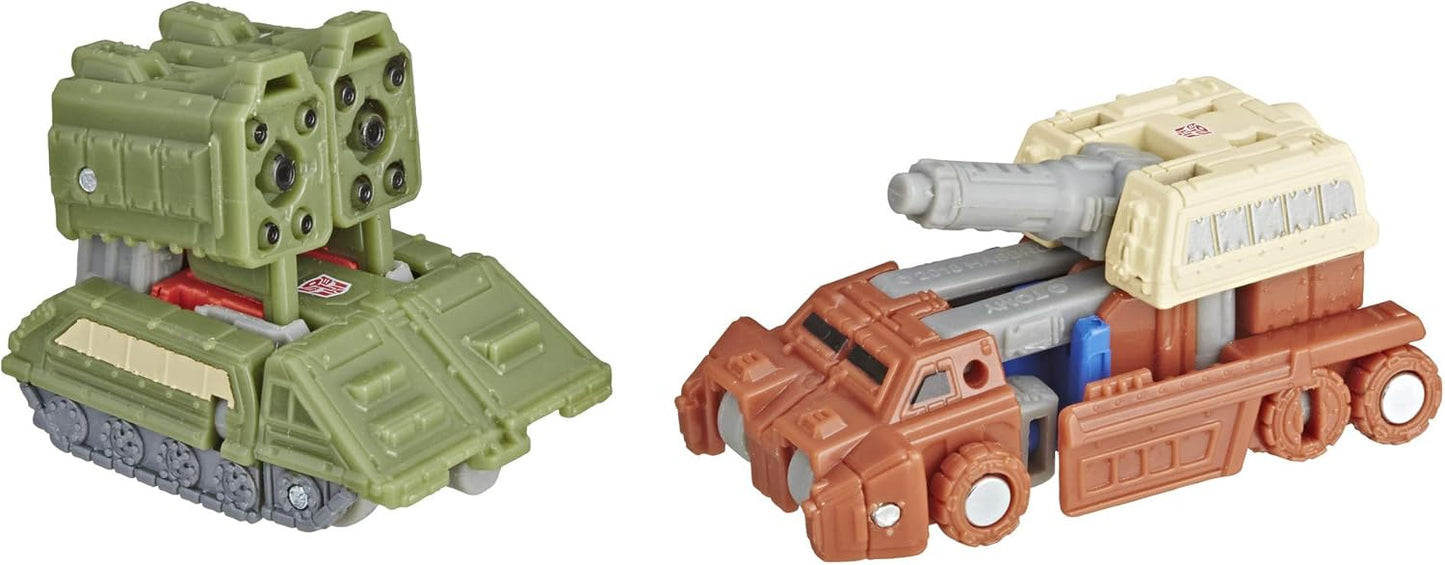Transformers Generations War for Cybertron: Siege Micromaster WFC-S6 Autobot Battle Patrol - Pack de 2 Figuras de Acção