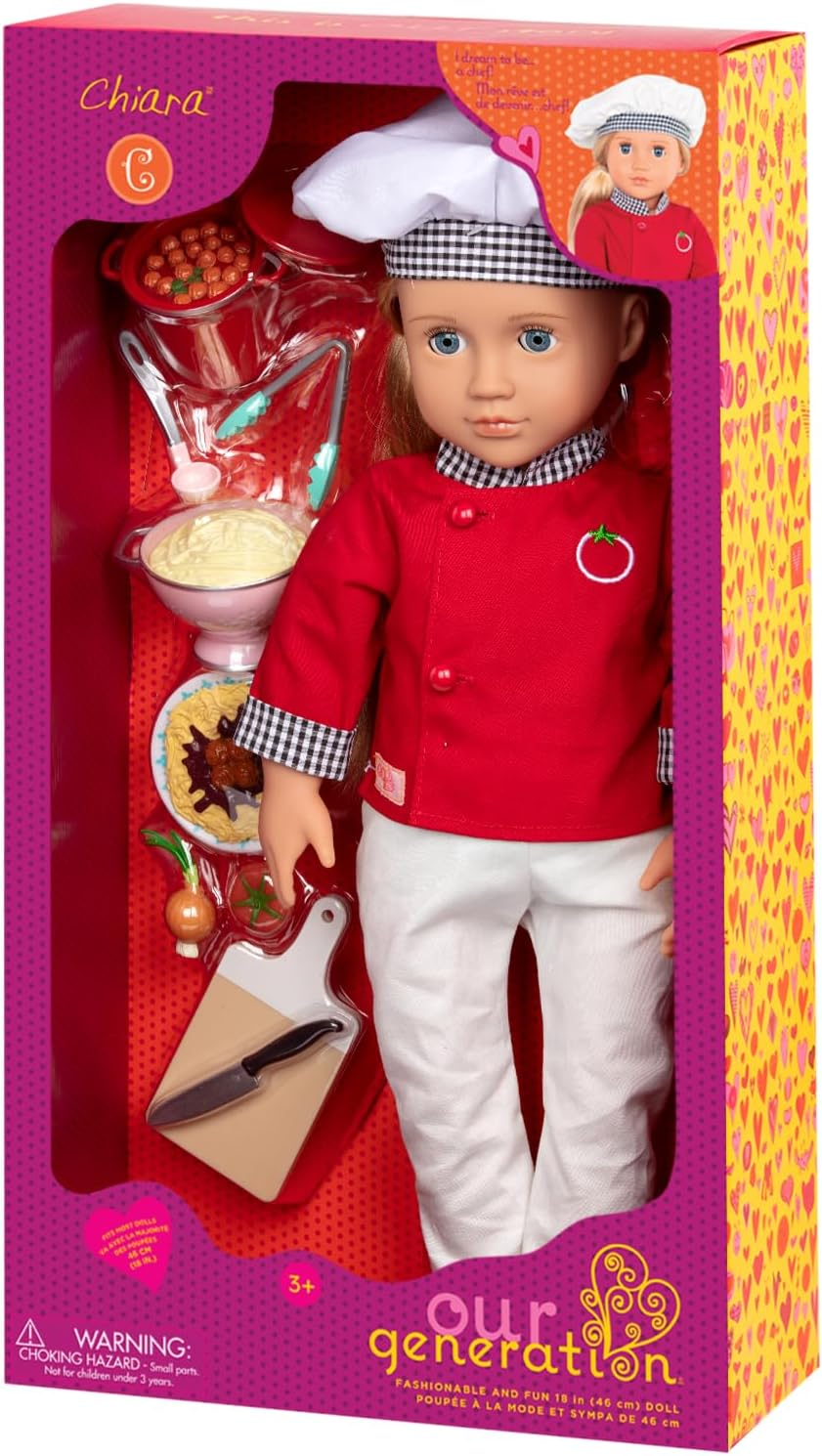 A Nossa Geração BONECA CHEF PROFISSIONAL, CHIARA