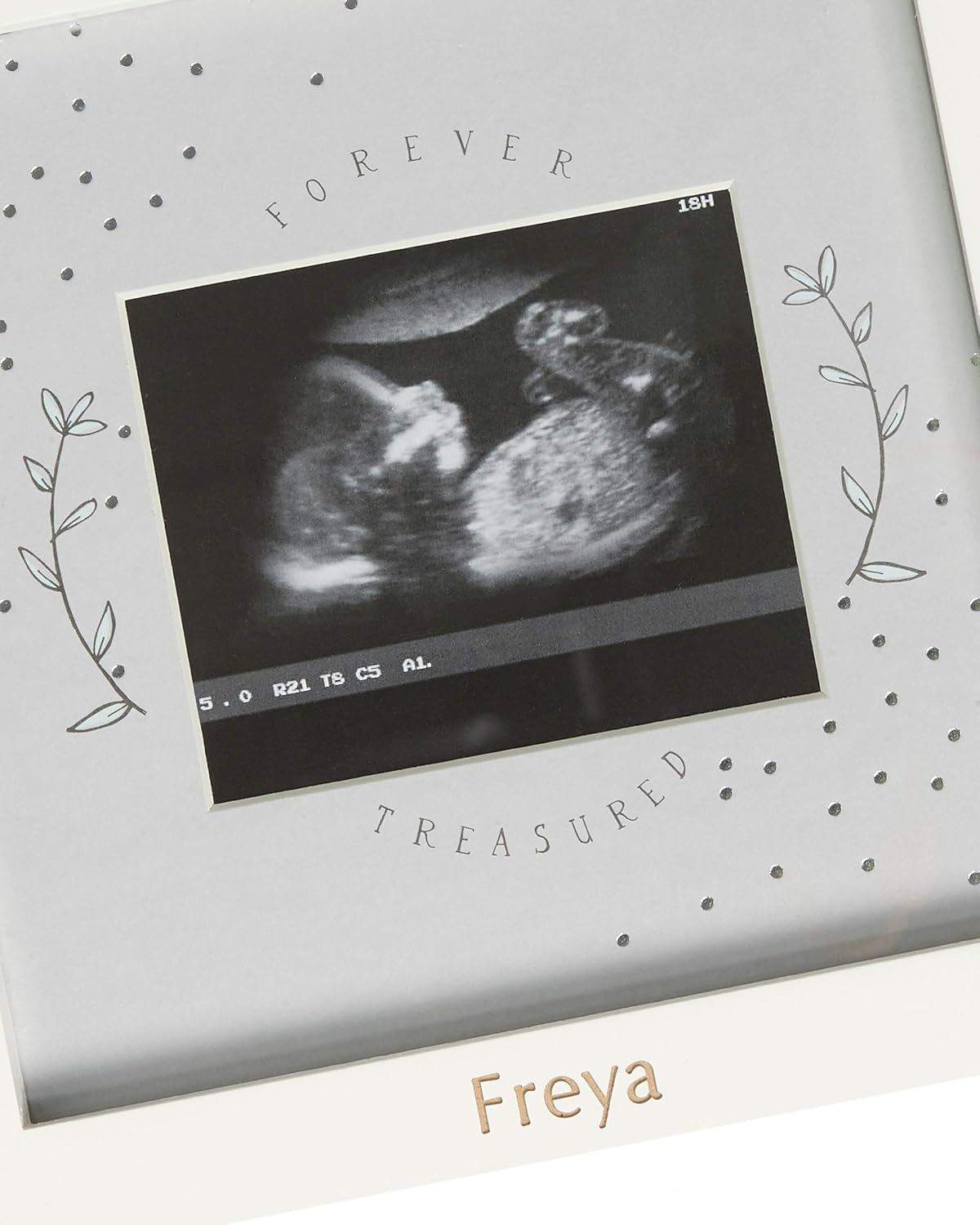 Moldura digitalizada Mamas & Papas Baby Always Love You, presente de lembrança - branca