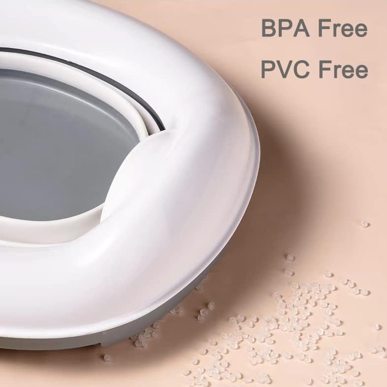 PandaEar Penico portátil para bebês e crianças pequenas, assento sanitário dobrável para treinamento de desfralde com bolsa de viagem e bolsa de armazenamento, penico portátil para viagens, para meninos e meninas,