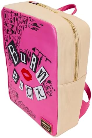 Mochila Mini Loungefly - Meninas Malvadas: Livro do Arraso - Exclusiva da Amazon - Couro Vegano Premium - Ideia de Presente - Produto Oficial - para Meninos, Meninas, Homens e Mulheres - Fãs do Filme