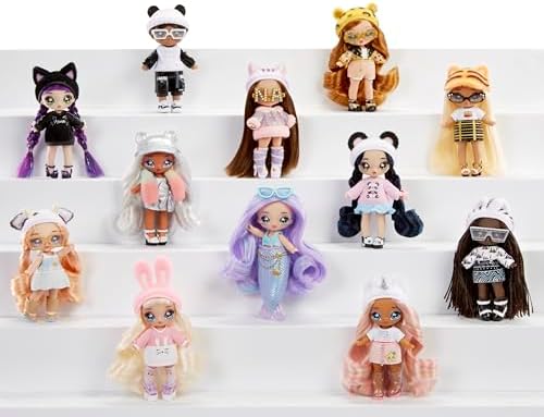 Na Na Na Surprise Minis Série 3-10 cm Boneca Fashion - Embalagem Misteriosa com Surpresa de Confete - Inclui 1 Boneca, Roupa e Sapatos - Articulada - Brinquedo Infantil - Ideal para Crianças a partir de 4 Anos
