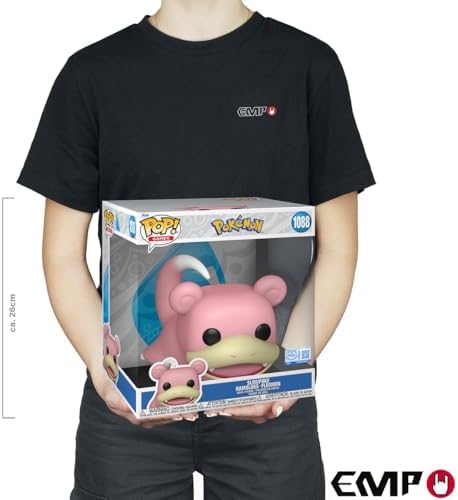 Funko Pop! Jumbo: Pokémon - Slowpoke - Figura de Vinil Colecionável - Ideia de Presente - Produto Oficial - Brinquedos para Crianças e Adultos - Fãs de Jogos - Figura para Colecionadores e Exibição
