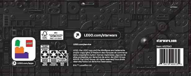 LEGO Star Wars 75417 AT-ST Walker - Kit de Modelo de Exibição UCS para Adultos com Minifigura e Placa Informativa - Presente Colecionável para Fãs