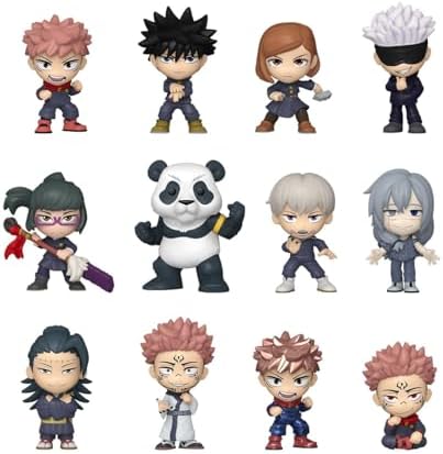 Funko Mystery Mini - Jujutsu Kaisen - 1 de 12 para colecionar - Estilos variados - Figura de vinil colecionável - Ideia de presente - Produto oficial - Brinquedos para crianças e adultos - Fãs de anime - Miniatura para colecionadores