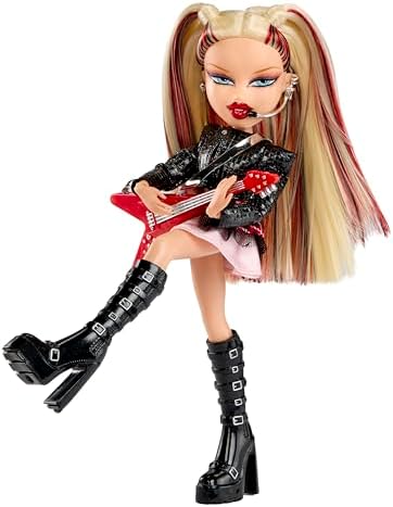Bratz Pop Starz Cloe - Boneca Fashion com Pingente Colecionável, Roupa e Acessórios Musicais