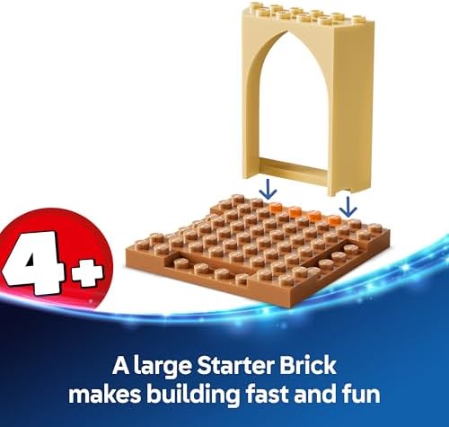 LEGO | Casa e Barco da Vila Moana da Disney - Conjunto Educativo com 2 Mini Bonecas e Figura do Animal Pua - Presente de Aniversário para Meninas e Fãs a partir de 4 Anos - 43282