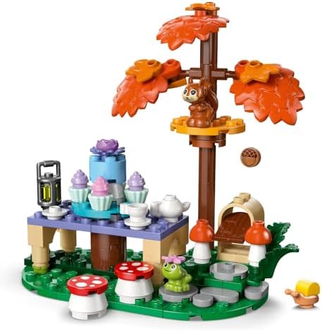 LEGO Friends Festa do Chá na Floresta - Conjunto de Interpretação de Papéis com 2 Mini Bonecas, 3 Figuras de Animais e Acessórios de Comida de Brinquedo - Ideia de Presente de Aniversário para Meninas a partir de 6 Anos - 42690
