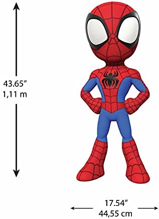 Adesivos de parede removíveis RoomMates RMK4924GM do Homem-Aranha e seus Incríveis Amigos, nas cores vermelho, amarelo, azul, verde, laranja e roxo.