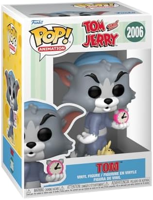Funko Pop! Animation: Tom & Jerry - Figura Colecionável de Vinil - Ideia de Presente - Produto Oficial - Brinquedos para Crianças e Adultos - Fãs da Série - Figura para Colecionadores e Exibição