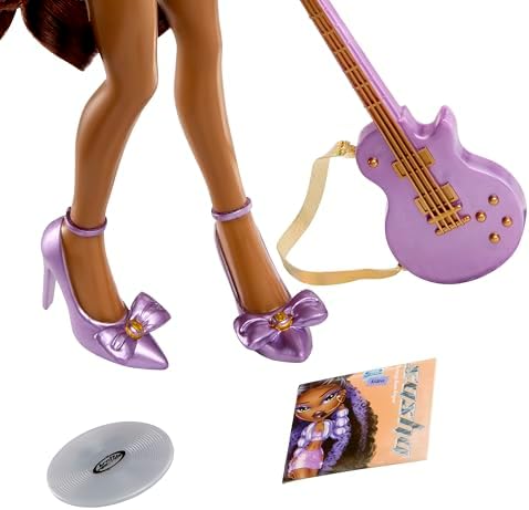 Bratz Pop Starz Sasha - Boneca Fashion com Pingente Colecionável, Roupa e Acessórios Musicais
