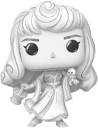 Funko Pop! Disney: Esboço - Bela Adormecida - Aurora - Figura Colecionável de Vinil - Ideia de Presente - Produto Oficial - Brinquedos para Crianças e Adultos - Figura para Colecionadores e Exibição
