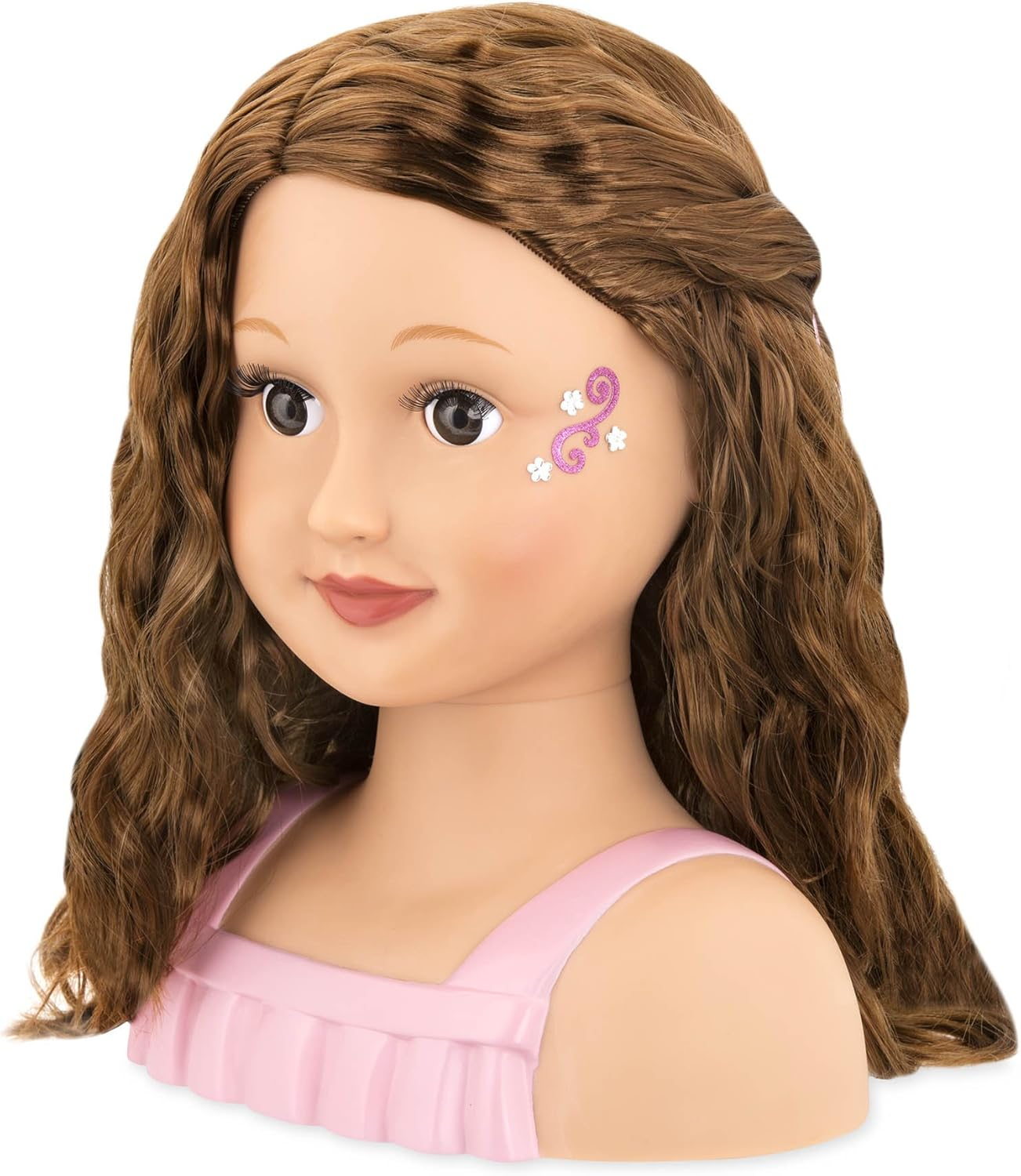 Cabeça de Tália para Penteado da Our Generation – Busto de Boneca para Pentear para Meninas a partir dos 3 Anos | Inclui Acessórios para Pentear