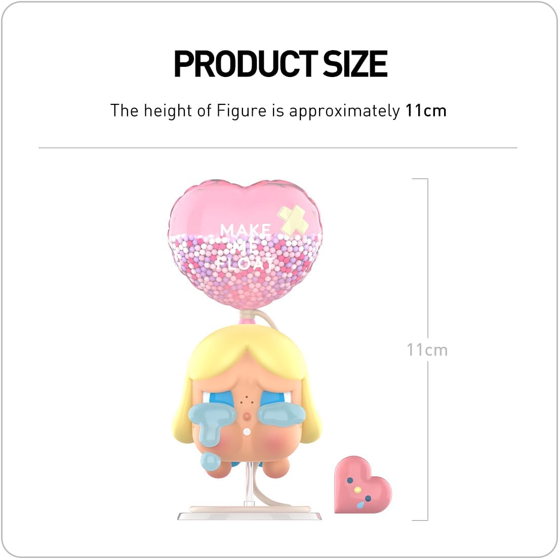 POP MART CRYBABY MAKE ME FLOAT Figuras 1 Caixa Design Premium Presentes para Mulheres Fãs-Favorito Colecionável Chic Art Toy Figura de Ação