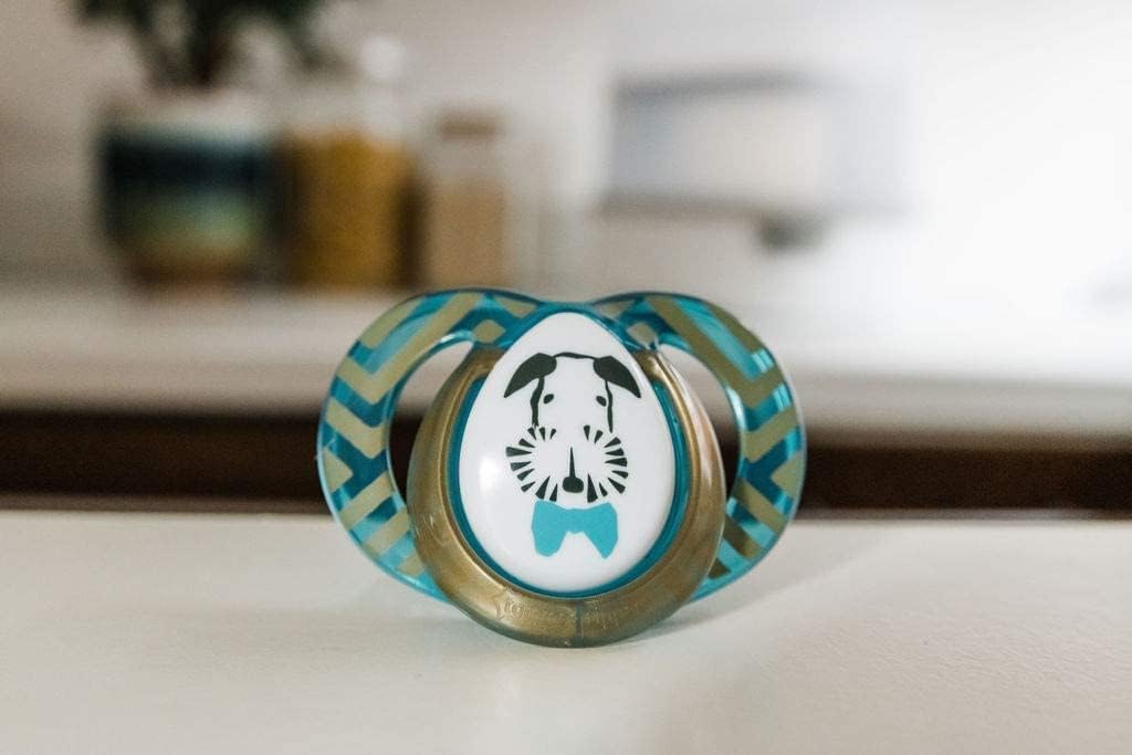 Tommee Tippee 2 chupetas fashion 6 a 18 meses menino - 2 unidades