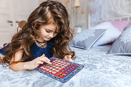 LEXIBOOK, Homem-Aranha e Seus Incríveis Amigos, Tablet Educativo Bilíngue, Brinquedo para aprender o alfabeto, números, palavras, ortografia e música, Inglês/Francês, Azul/Vermelho, JCPAD002SPi1