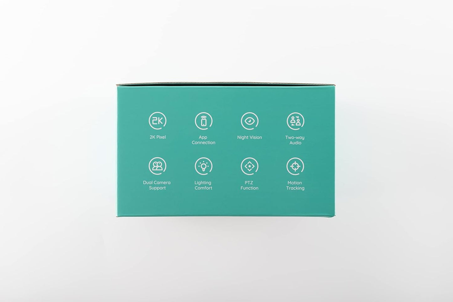 BOIFUN Monitor de bebê com vídeo Wi-Fi 2K, aplicativo e controle de tela de 5 '', luz noturna, detecção de movimento e choro, PTZ, rastreamento automático, bateria de 3000mAh, sensor de umidade e temperatura, monitor de bebê inteligente com visão noturna