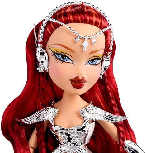 BRATZ Boneca de Coleção Bratzaversary Gaia – Boneca colecionável de 25º aniversário com roupa, acessórios, embalagem de exibição e suporte para boneca.