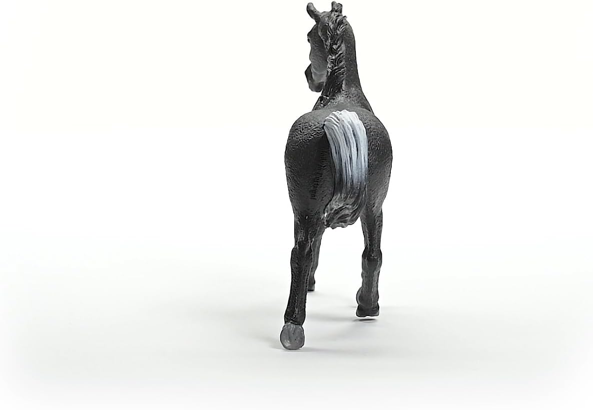 Schleich 13981 HORSE CLUB Estatueta de garanhão árabe para maiores de 5 anos, preta