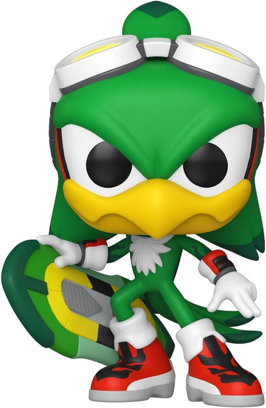 Funko Pop! Games: Sonic - Jet the Hawk com tabuleiro - Sonic the Hedgehog - Figura colecionável de vinil - Ideia para presente - Produtos oficiais - Brinquedos para crianças e adultos - Fãs de videogames