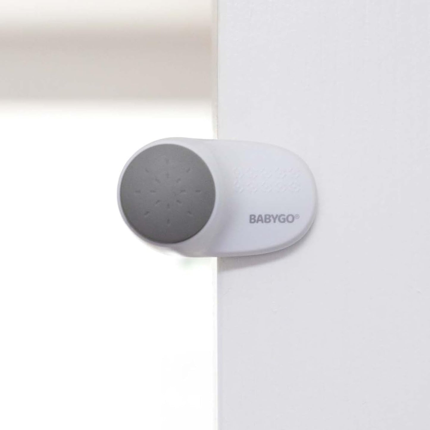 BABYGO® Batentes de segurança para porta de bebê | Protetores de porta anti-bate para crianças | Protetores de dedos para portas à prova de crianças | Fechaduras de segurança infantil para casa | Conjunto de 2 peças