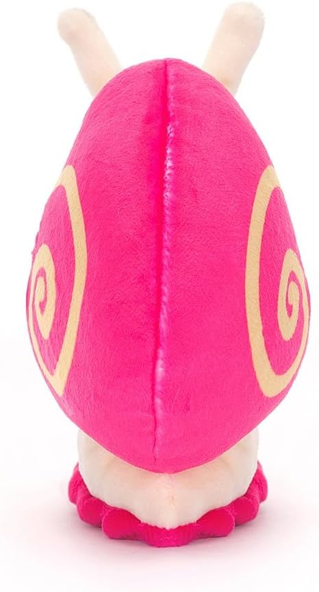 Jellycat Decoração de pelúcia colecionável Pink Escarfgot Snail