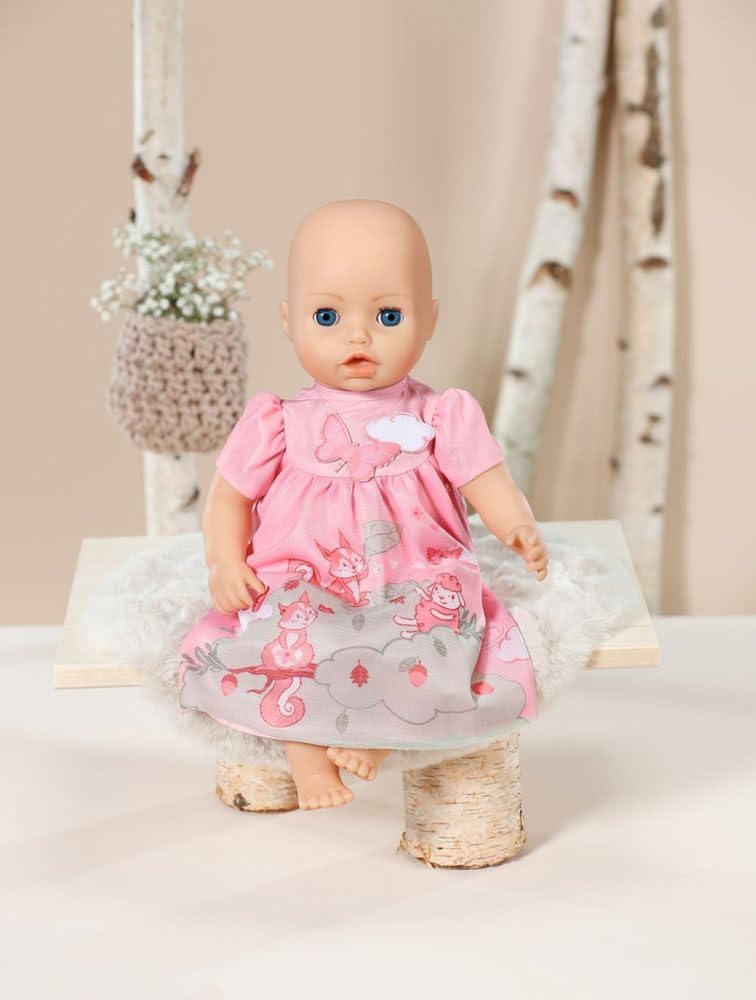 Baby Annabell Vestido rosa 709603 - Roupas e acessórios para bonecas de até 43 cm - Inclui vestido e cabide - Indicado para crianças a partir de 3 anos