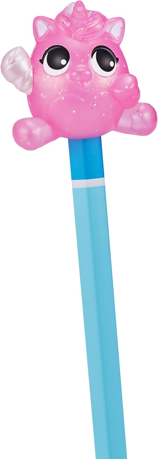 Rainbocorns Unicorn Rescue Surprise, DJ - Pelúcia colecionável - Ovo gigante, mais de 25 surpresas dentro, 35 cm, bicho de pelúcia fofinho, anéis, adesivos, acessórios vestíveis (DJ Unicorn)