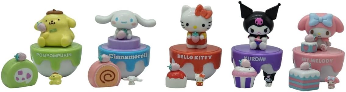 Bandai Sanrio Hello Kitty e Amigos - Cápsula de 50º Aniversário - Figura Colecionável Pompompurin de 8cm com Caixa de Exibição, Presentes Fofos, Colecionáveis da Hello Kitty e Presentes de Anime para Meninas