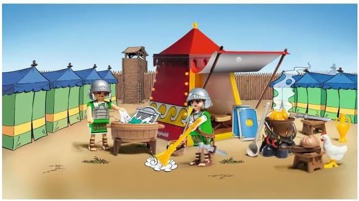 Playmobil | Asterix | Tenda Legionária | Conjunto Asterix | Asterix e Obelix | Brinquedo de aventura para crianças a partir de 5 anos | 71829